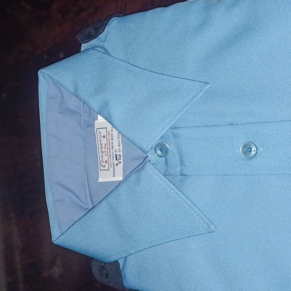 Permanent press long sleeved uniform shirt size 16/35 - Picture 1 of 3